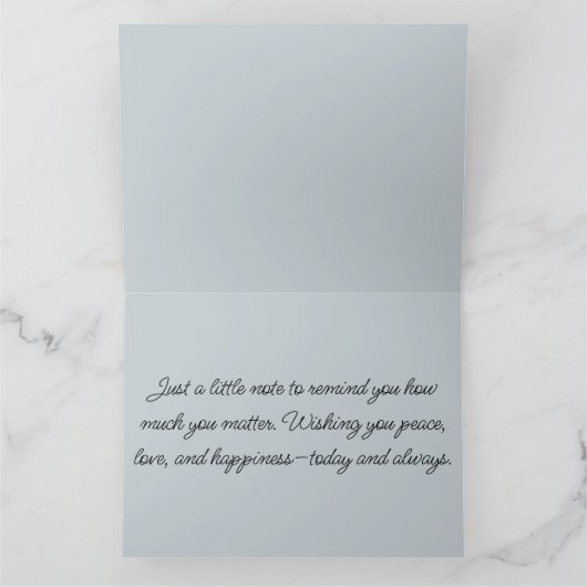 Voorjaarsvogelhuisje met pastelbloemen en vogel kaart (Binnen)