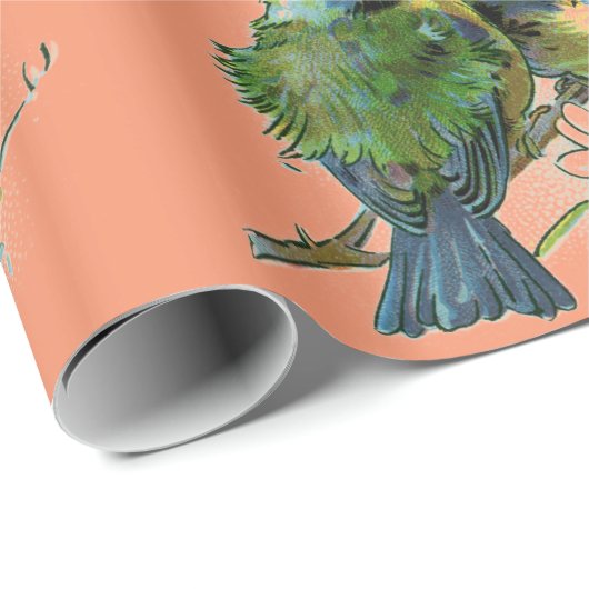 Voorjaarsvogels Cadeaupapier (Rol Hoek)