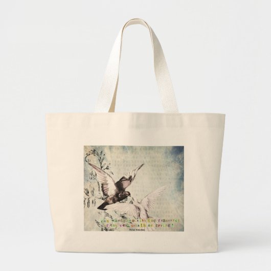 Voorjaarsvogels Grote Tote Bag (Voorkant)