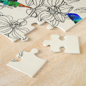 Voorjaarsvogels - Hummingvogels - Legpuzzel (Zijkant)