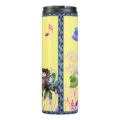 Voorjaarsvogels (m/initiaal) Thermische trommel Thermosbeker (Achterkant)