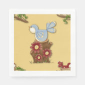 Voorjaarsvogels Servet (Voorkant)