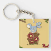 Voorjaarsvogels Sleutelhanger (Voorkant)