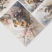 Voorjaarsvogels Tissuepapier (Detail)