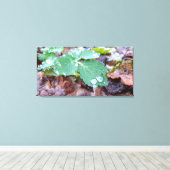 Voorjaarswakker worden, regendagen canvas afdruk (Insitu (Houten vloer))