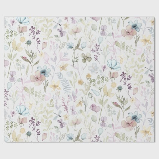 Voorjaarsweide Cadeaupapier (Vlak)
