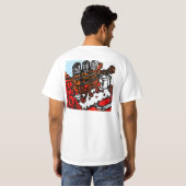 voorkant 32ford, achterkant flathead witte t-shirt (Achterkant volledig)
