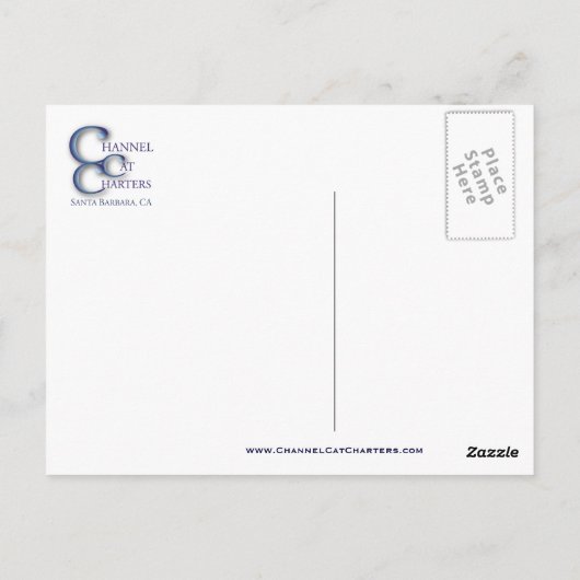 Voorkant Catamaran Briefkaart (Achterkant)