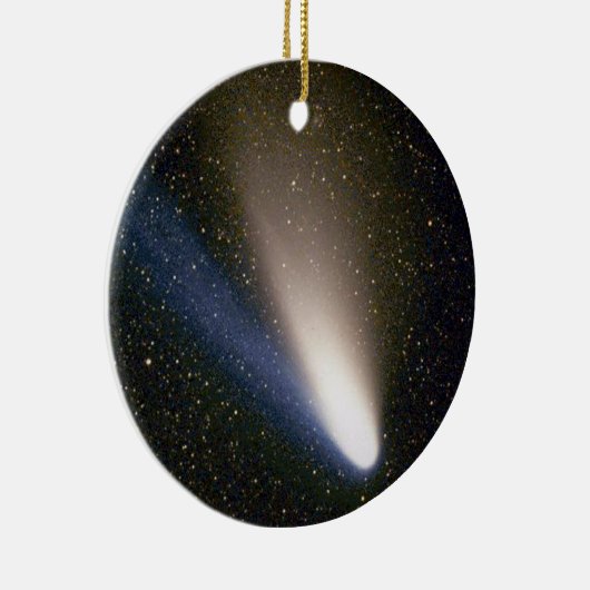 Voorkant: Comet Hale Bopp - Terug: Comet Neat Keramisch Ornament (Rechts)