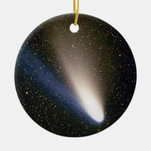 Voorkant: Comet Hale Bopp - Terug: Comet Neat Keramisch Ornament (Voorkant)