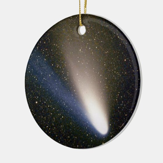 Voorkant: Comet Hale Bopp - Terug: Comet Neat Keramisch Ornament (Links)