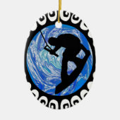 Voorkant en achterkant keramisch ornament (Voorkant)