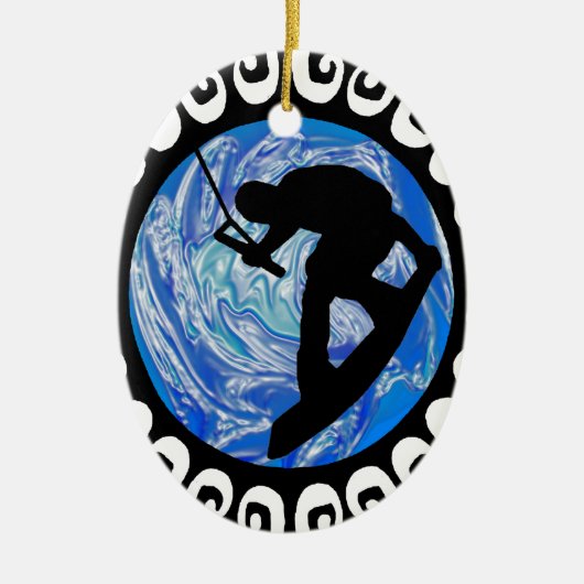 Voorkant en achterkant keramisch ornament (Voorkant)