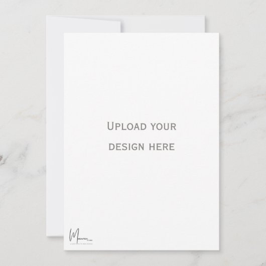 Voorkant en achterkant Uitnodigingskaart Kaart (Voorkant)