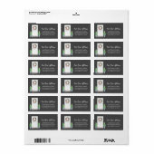 Voorkant Nieuw adres Terug Adres Terug Label (Full Sheet)