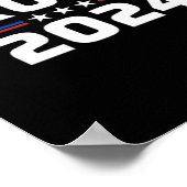 Voorkant op de rug Trump Poster (Hoek)