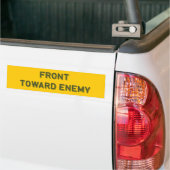 VOORKANT RICHTING VIJAND BUMPERSTICKER (Op Truck)