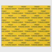 VOORKANT RICHTING VIJAND CADEAUPAPIER (Vlak)