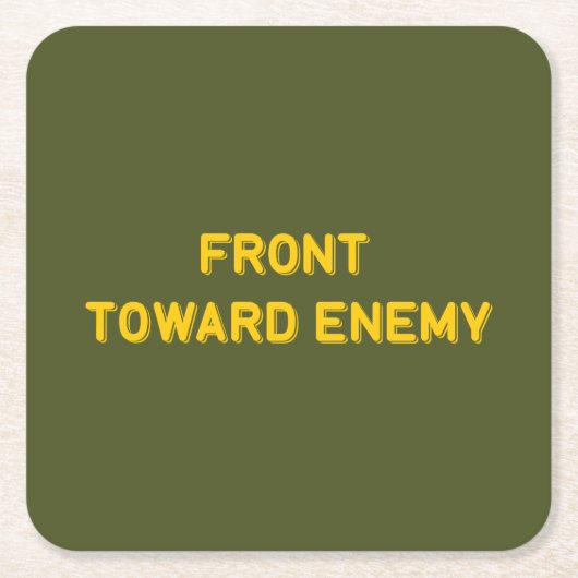 VOORKANT RICHTING VIJAND KARTONNEN ONDERZETTERS (Voorkant)