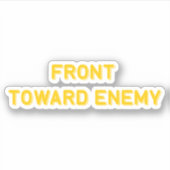 VOORKANT RICHTING VIJAND STICKER (Voorkant)