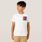 Voorkant zakontwerp Voeg Afbeelding Witte Sjabloon T-shirt (Voorkant volledig)