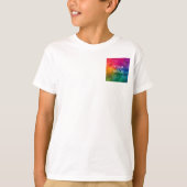 Voorkant zakontwerp Voeg Afbeelding Witte Sjabloon T-shirt (Voorkant)