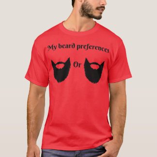 Voorkeuren voor mijn baard t-shirt