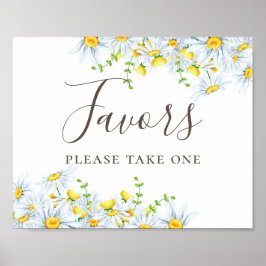 Voorkeuren. Waterverf maaltijd. Landbloemige bruil Poster