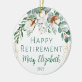 Voorkeursnaam katoen Eucalyptus Keramisch Ornament (Links)