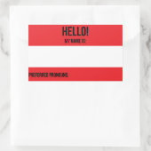 Voorkeursvoornaamwoorden Sticker (Tas)