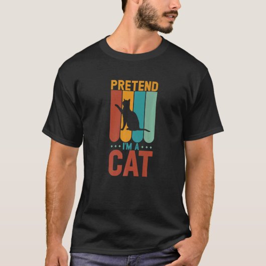 Voorkom I A Cat Halloween T-shirt (Voorkant)