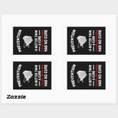 Voorkomen is beter dan genezen papier sticker (Vel)