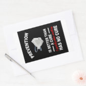 Voorkomen is beter dan genezen papier sticker (Envelop)