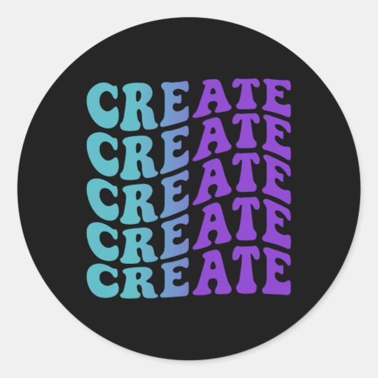 Voorkomen Maken Ronde Sticker (Voorkant)