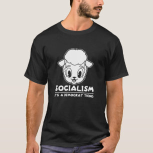 Voorkomen Socialisme Democratisch Schaap Politieke T-shirt