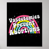 Voorkomen van abortussen Feminist Funny Pro Choice Poster (Voorkant)