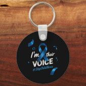 Voorkomen van kindermishandeling bewustzijn in hun sleutelhanger (Voorkant)