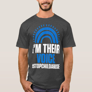 Voorkoming kindermisbruik stoppen Maand Awareness  T-shirt