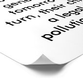 Voorkoming van verontreiniging 001 poster (Hoek)