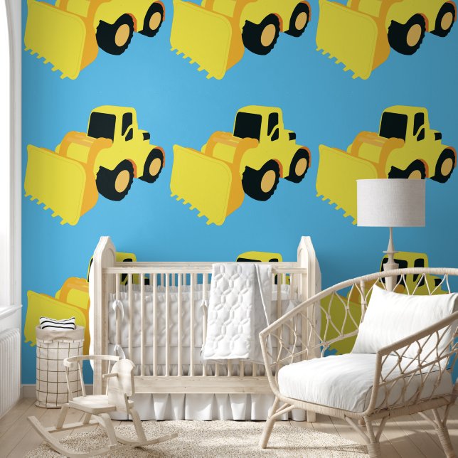 Voorlader Bouw Jongens Slaapkamer Behang (Kinderen)