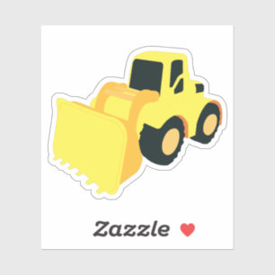 Voorlader Bouwtruck Sticker