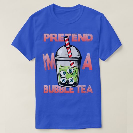 Voorleer Im A Bubble Tea Halloween733 T-shirt (Design voorkant)