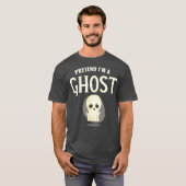 Voorleer Im A Ghost Funny Halloween Party Costume T-shirt (Voorkant volledig)