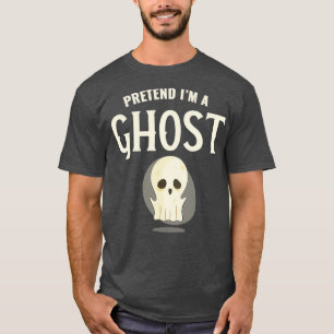 Voorleer Im A Ghost Funny Halloween Party Costume T-shirt