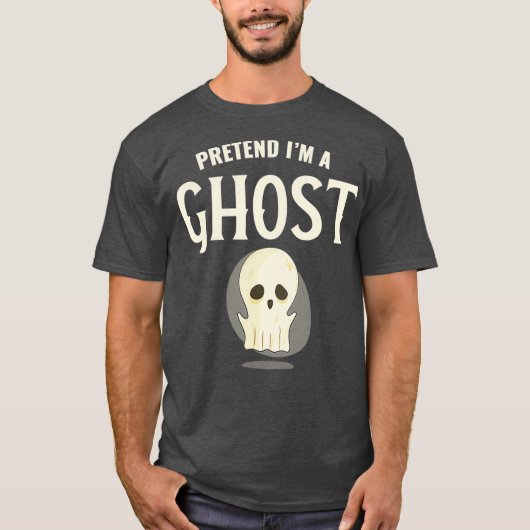 Voorleer Im A Ghost Funny Halloween Party Costume T-shirt (Voorkant)