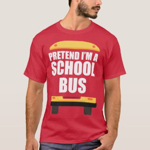 Voorleer Im a School Bus Funny Bus Driver Hallowee T-shirt