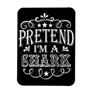 Voorleer Im A Shark - Crazy Shark Lover Gifts Magneet