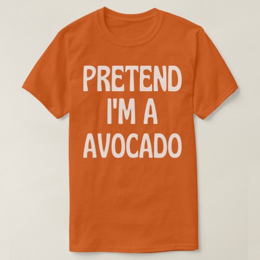 Voorleer Ix27m een Avocado Halloween Costumes T-shirt (Design voorkant)