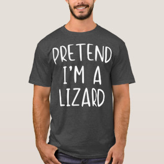 Voorleer Lizard Costume Halloween Lazy Easy T-shirt