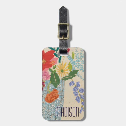 Voorlente bloesems II Bagagelabel (Voorkant verticaal)